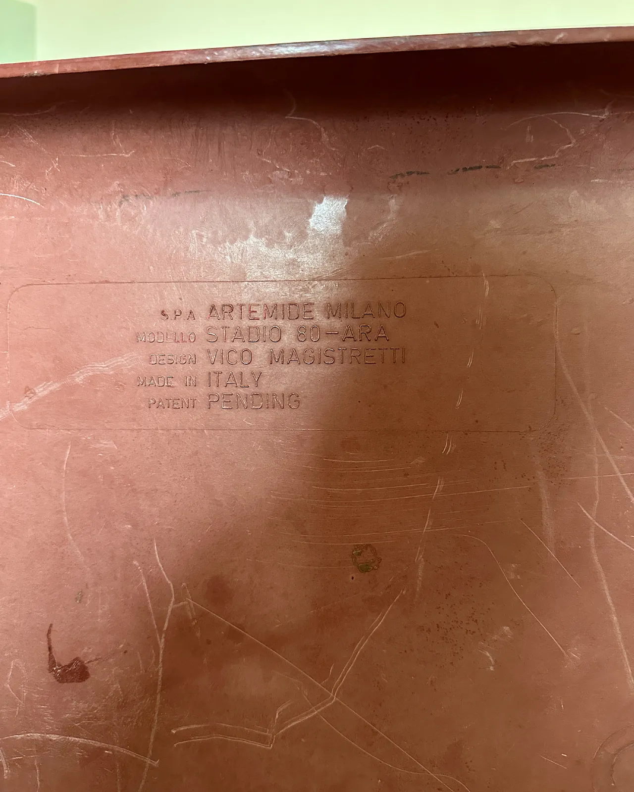 Tavolo con 4 sedie Selene di Vico Magistretti per Artemide, anni '60 33