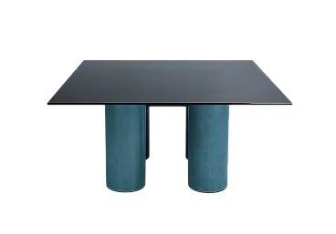 Massimo e Lella Vignelli Tavolo da pranzo Acerbis degli anni '80