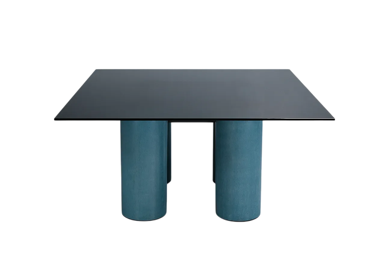 Massimo e Lella Vignelli Tavolo da pranzo Acerbis degli anni '80 6