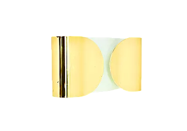 Lampada a parete Golden Foglio di Tobia e Afra Scarpa per Flos, anni '60