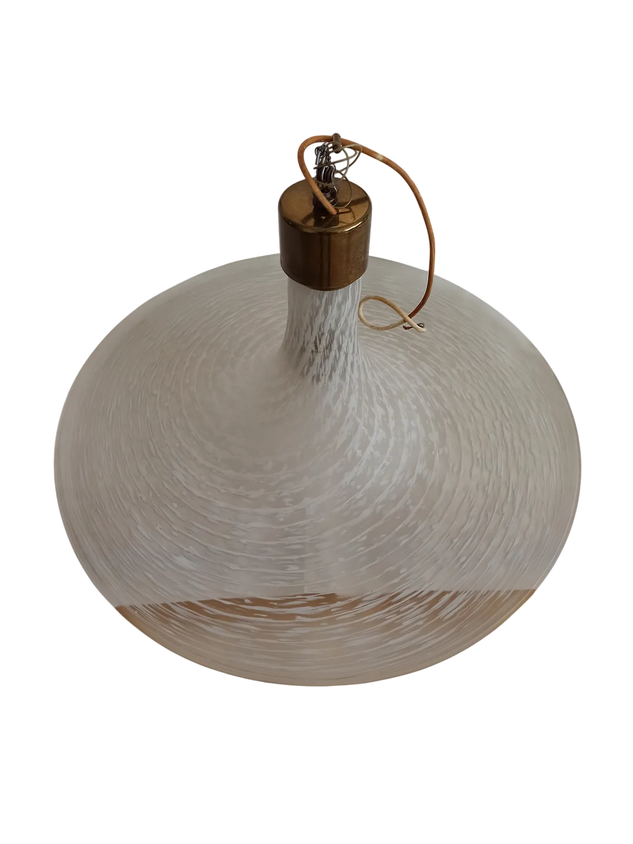 Lampadario A Tromba Murano Anni '70 12