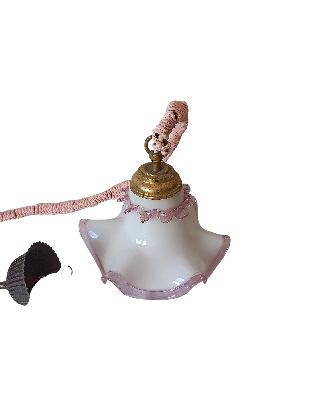 Lampadario Murano A Fiore Anni '60 12