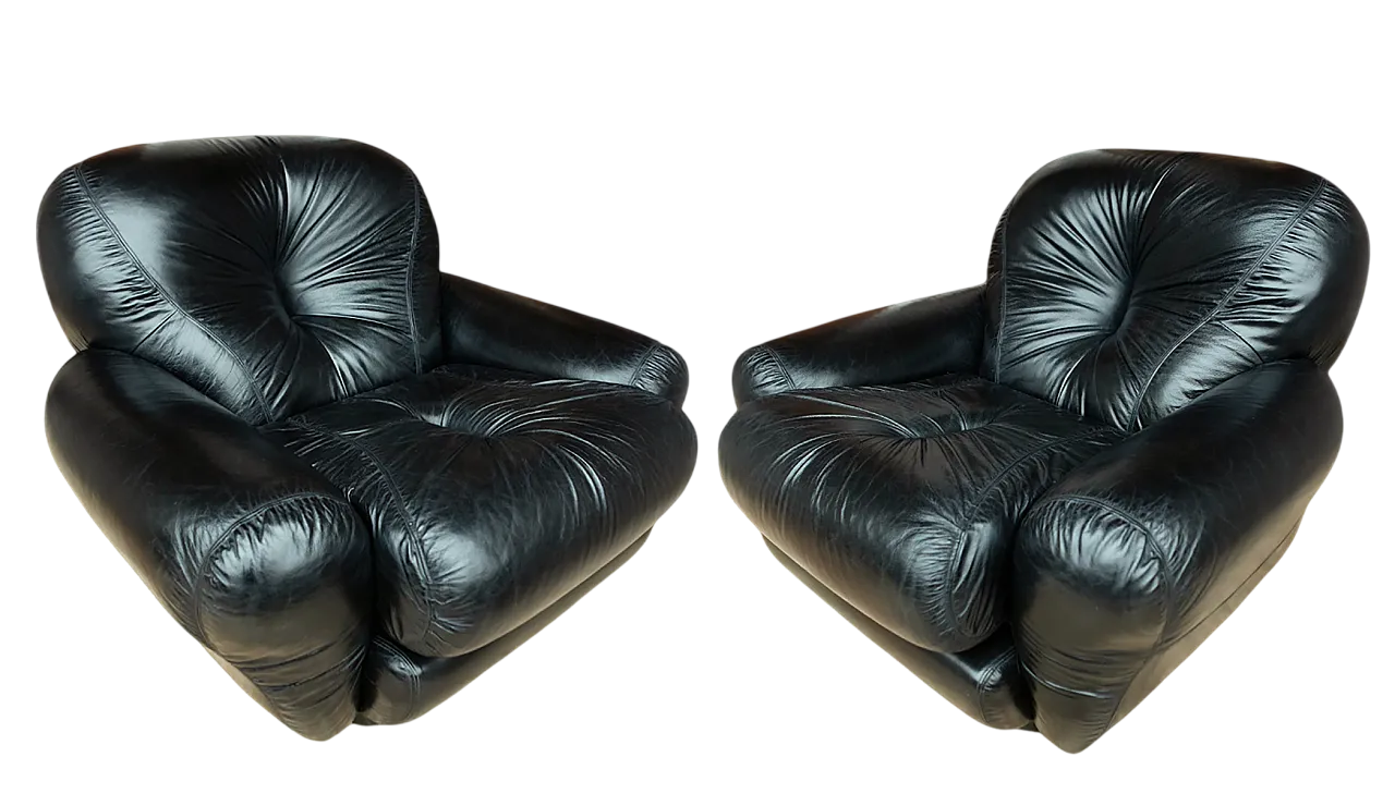 Armchairs space age design skai, 70s 21