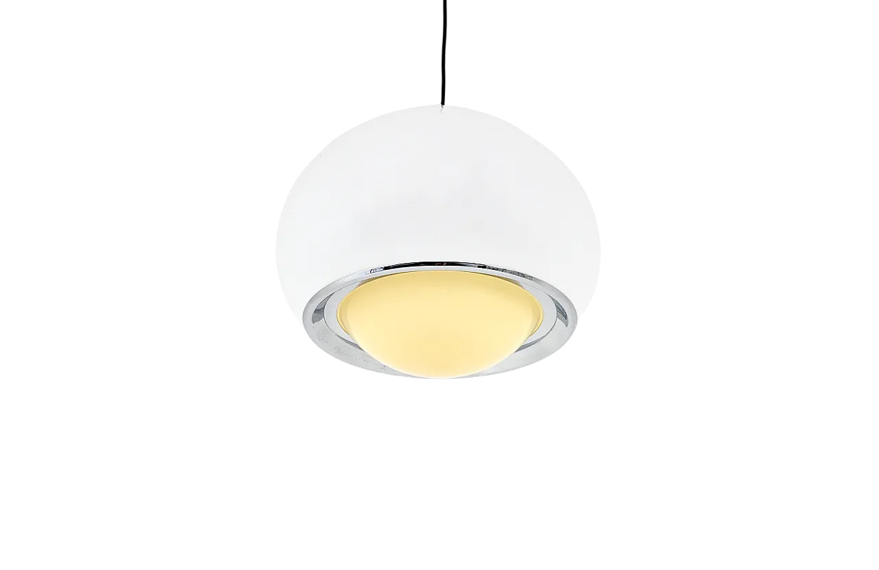 Lampada sospesa "Bud Grande" di Harvey Guzzini, anni '70 11