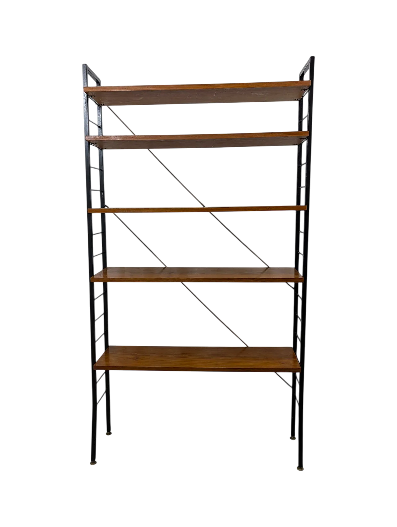 Teak wooden bookcase, 60s 15