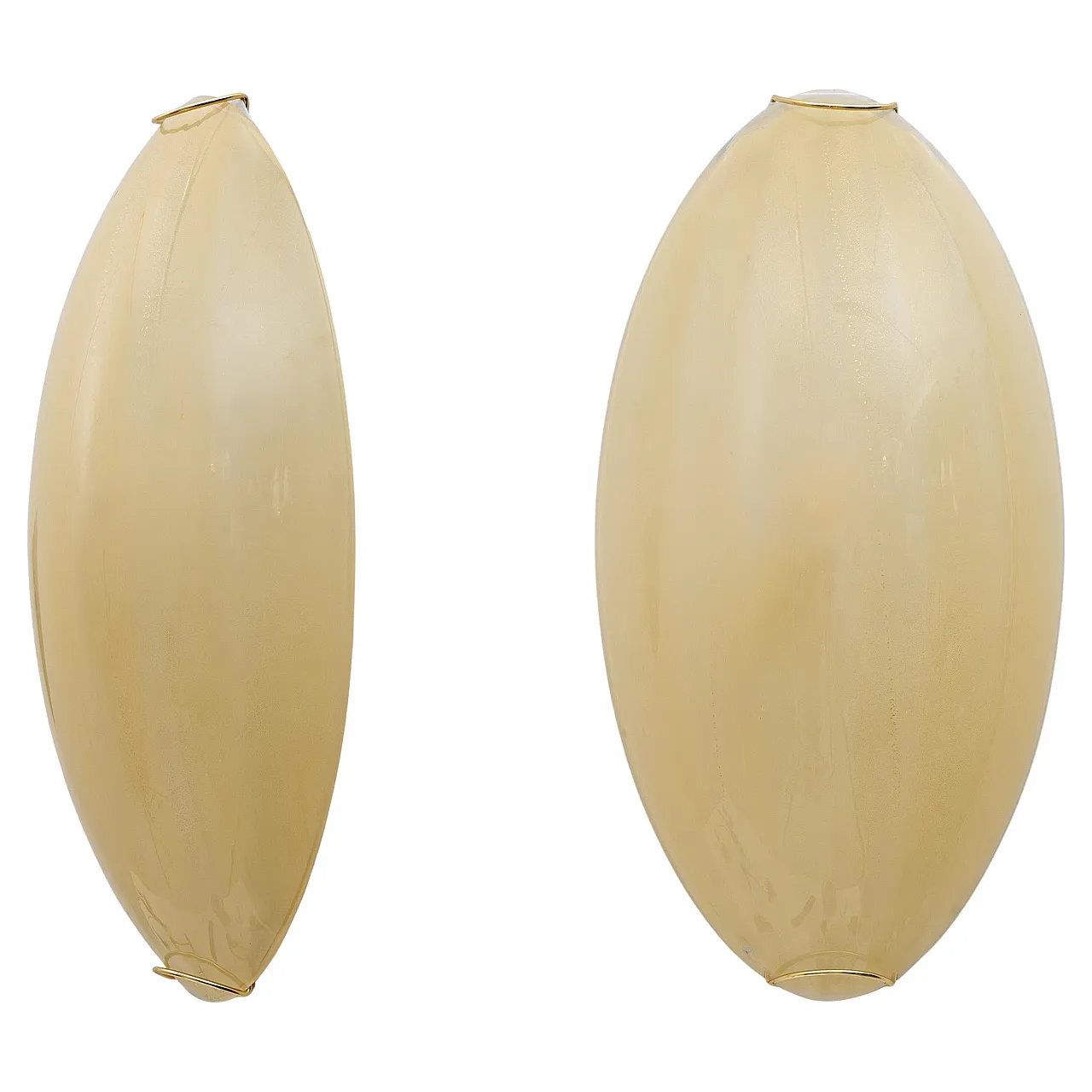 Coppia di applique in vetro di Murano di Vistosi, anni '90 1