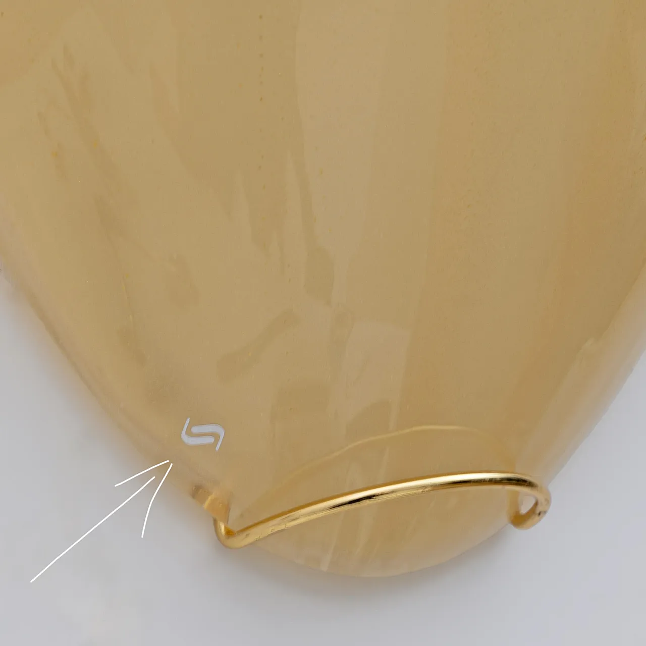 Coppia di applique in vetro di Murano di Vistosi, anni '90 8