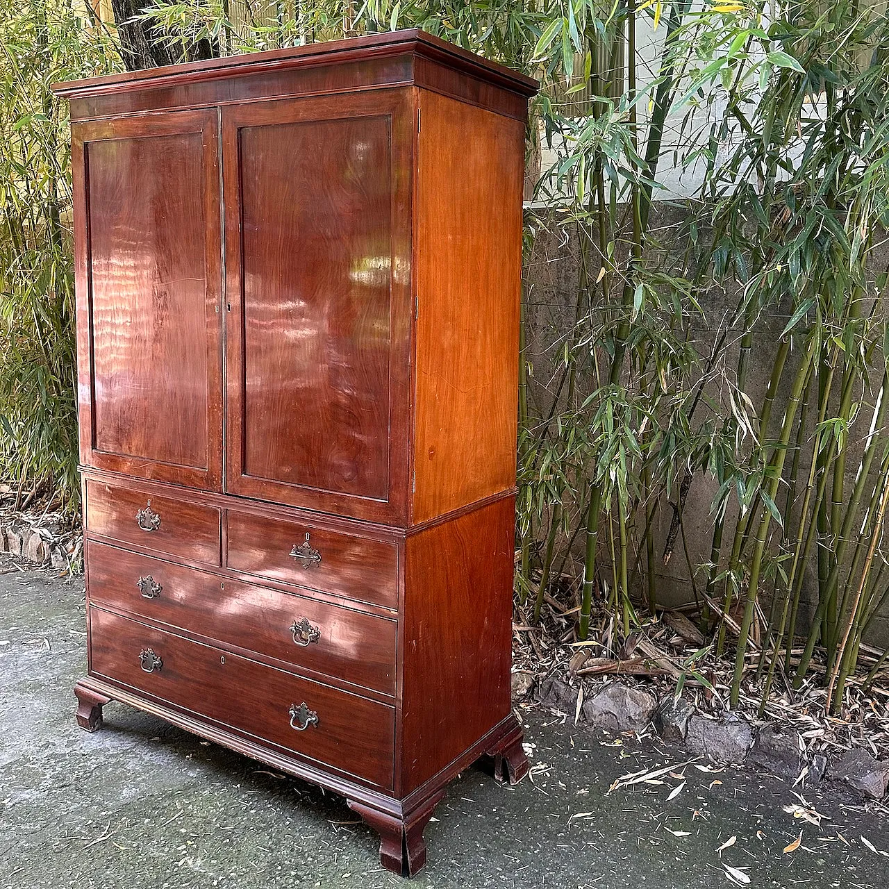 Armadio per biancheria in mogano, '800 6