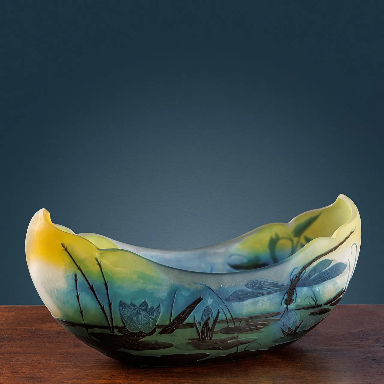 Glass jardinière by Émile Gallé, early 20th century 1