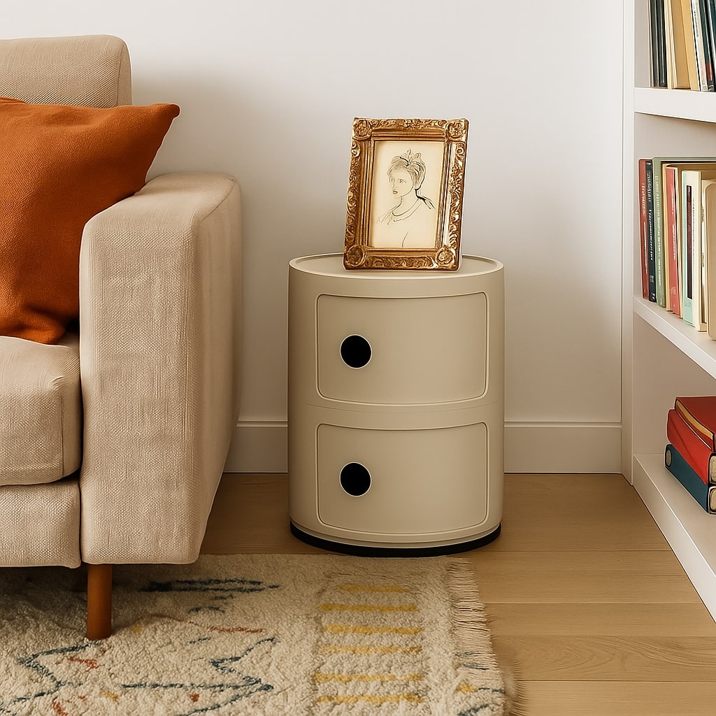 Kartell Componibile Comodino Cilindrico Kartell Comodini En