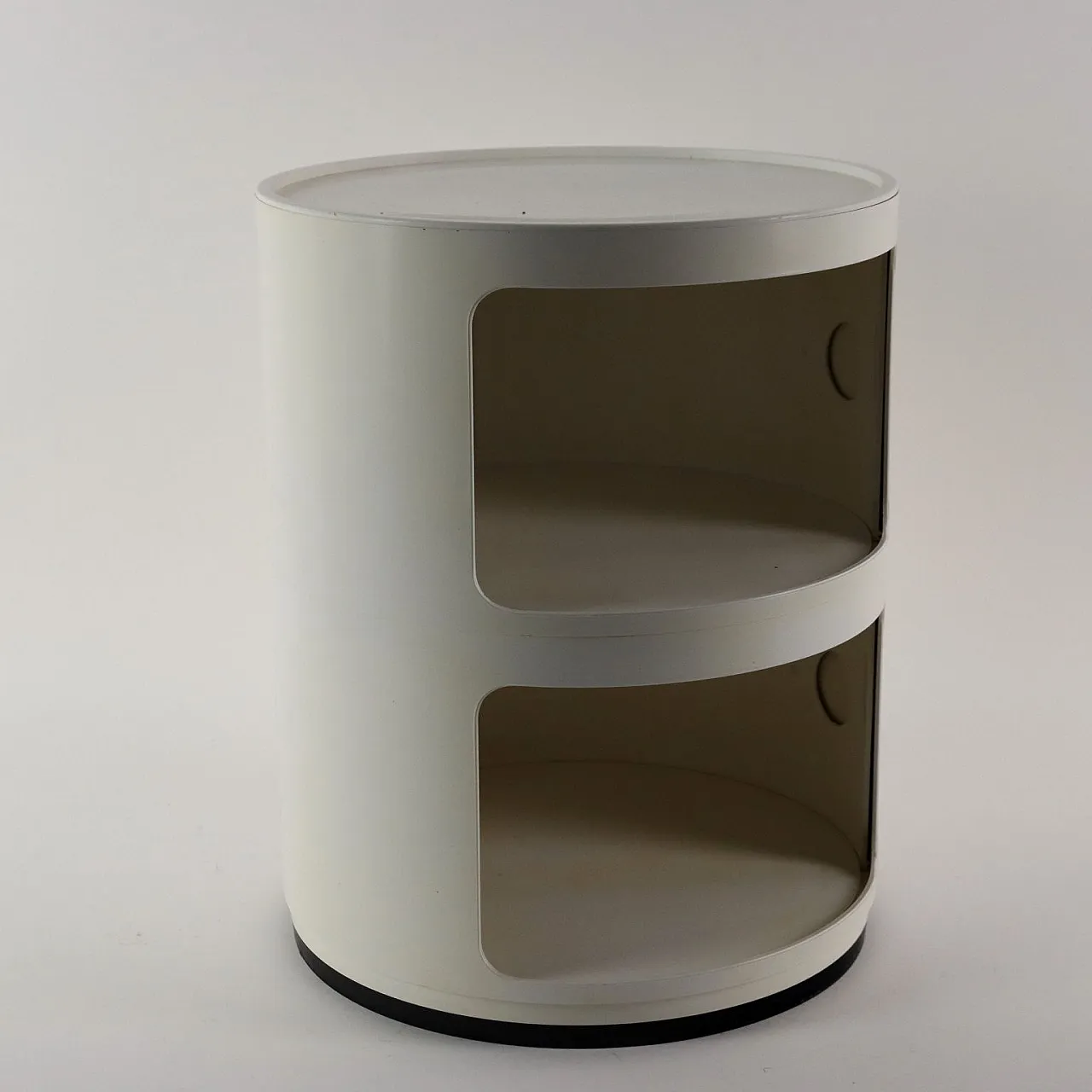 4965-6-7 contenitore cilindrico di Anna Ferrier Kartell, anni '70 4