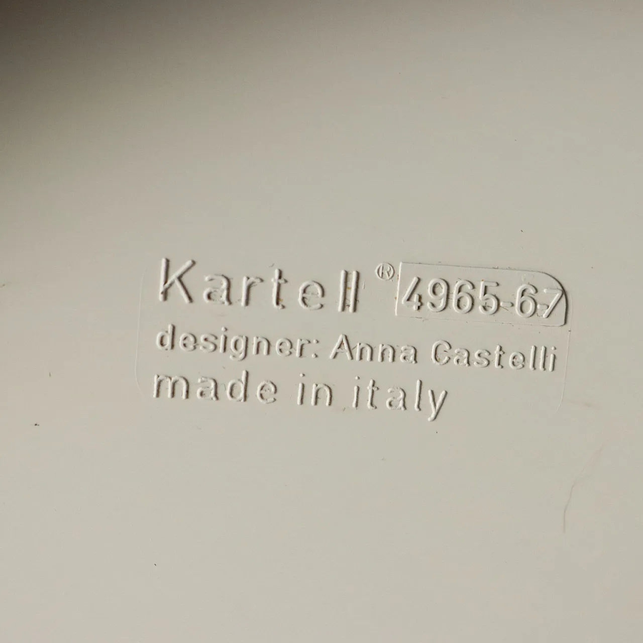 4965-6-7 contenitore cilindrico di Anna Ferrier Kartell, anni '70 7