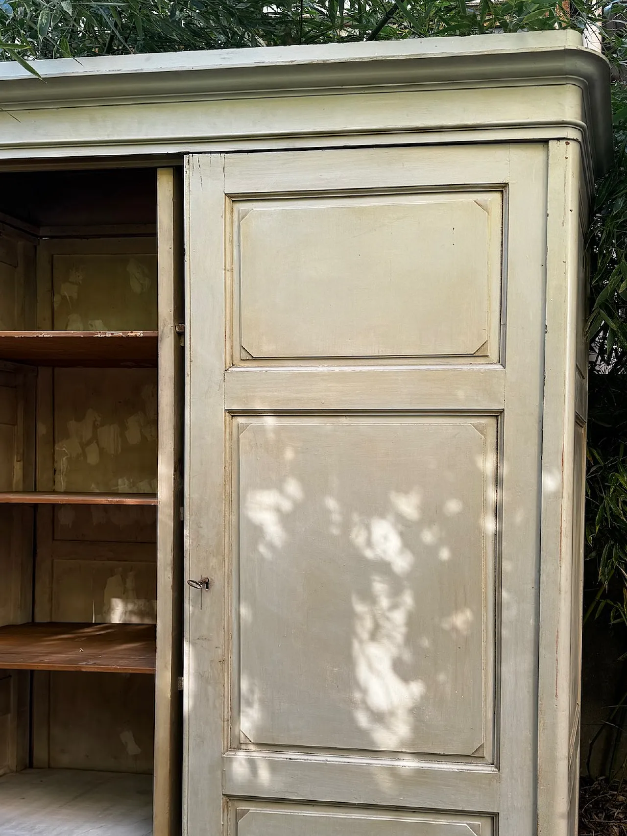 Grande armadio toscano a vernice mastice, '800 4