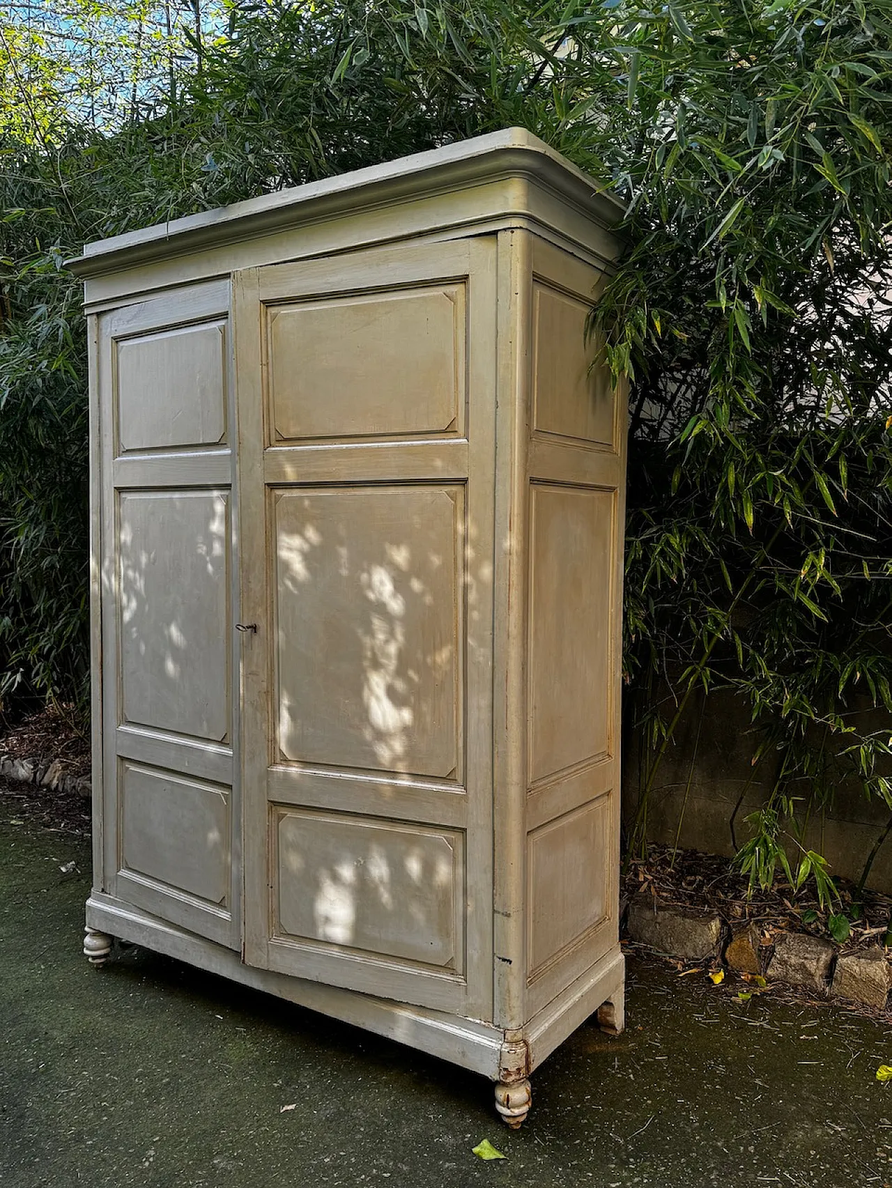 Grande armadio toscano a vernice mastice, '800 11