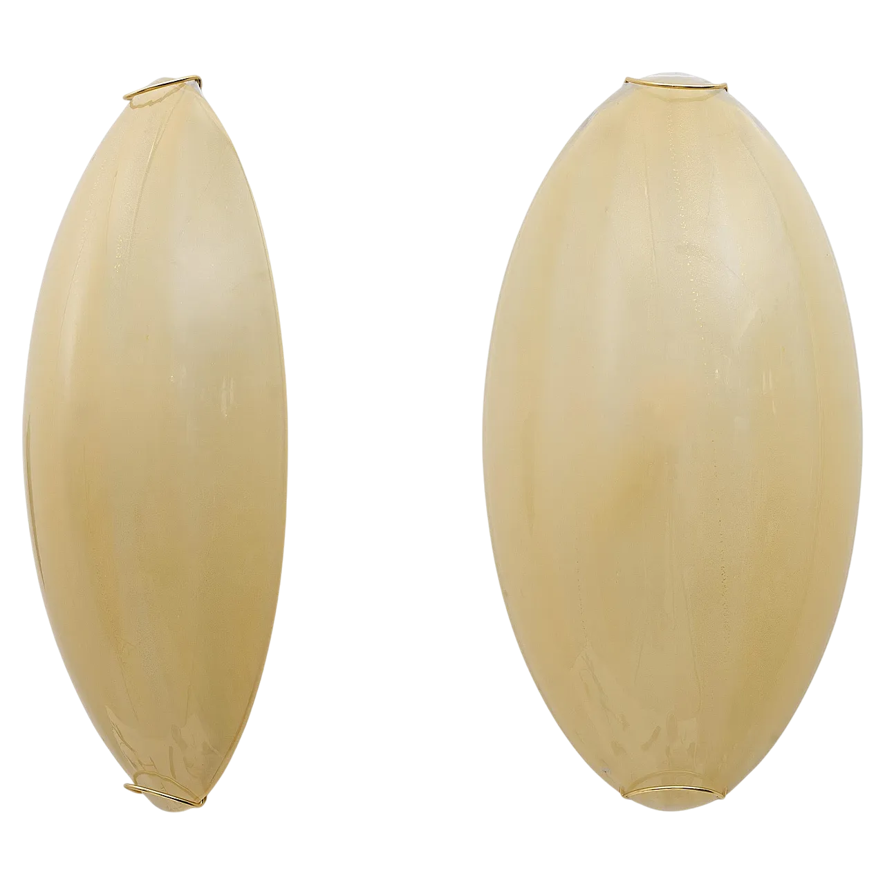 Coppia di applique in vetro di Murano di Vistosi, anni '90 10