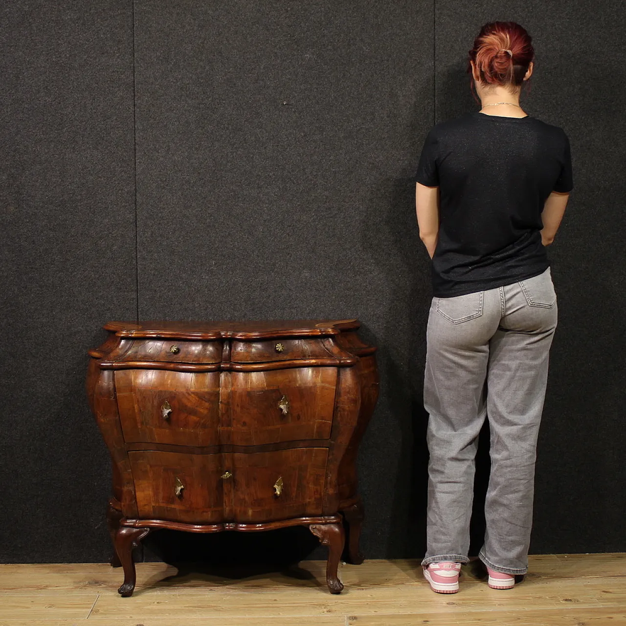 Comò veneto in legno, '900 2