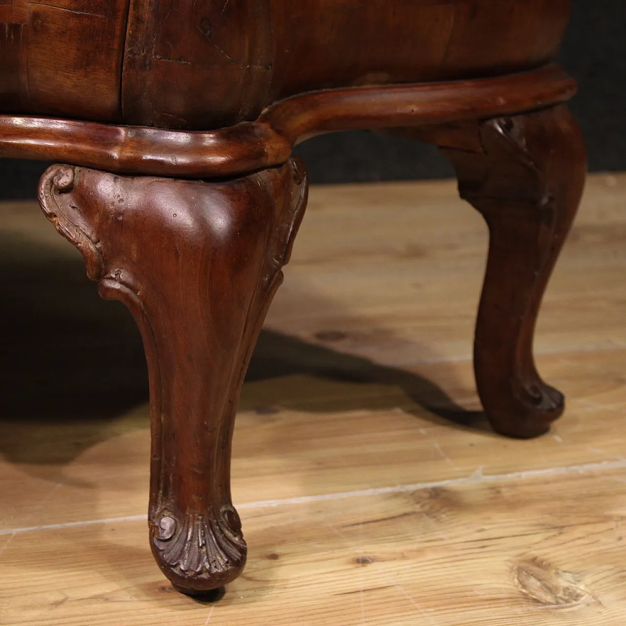 Comò veneto in legno, '900 8