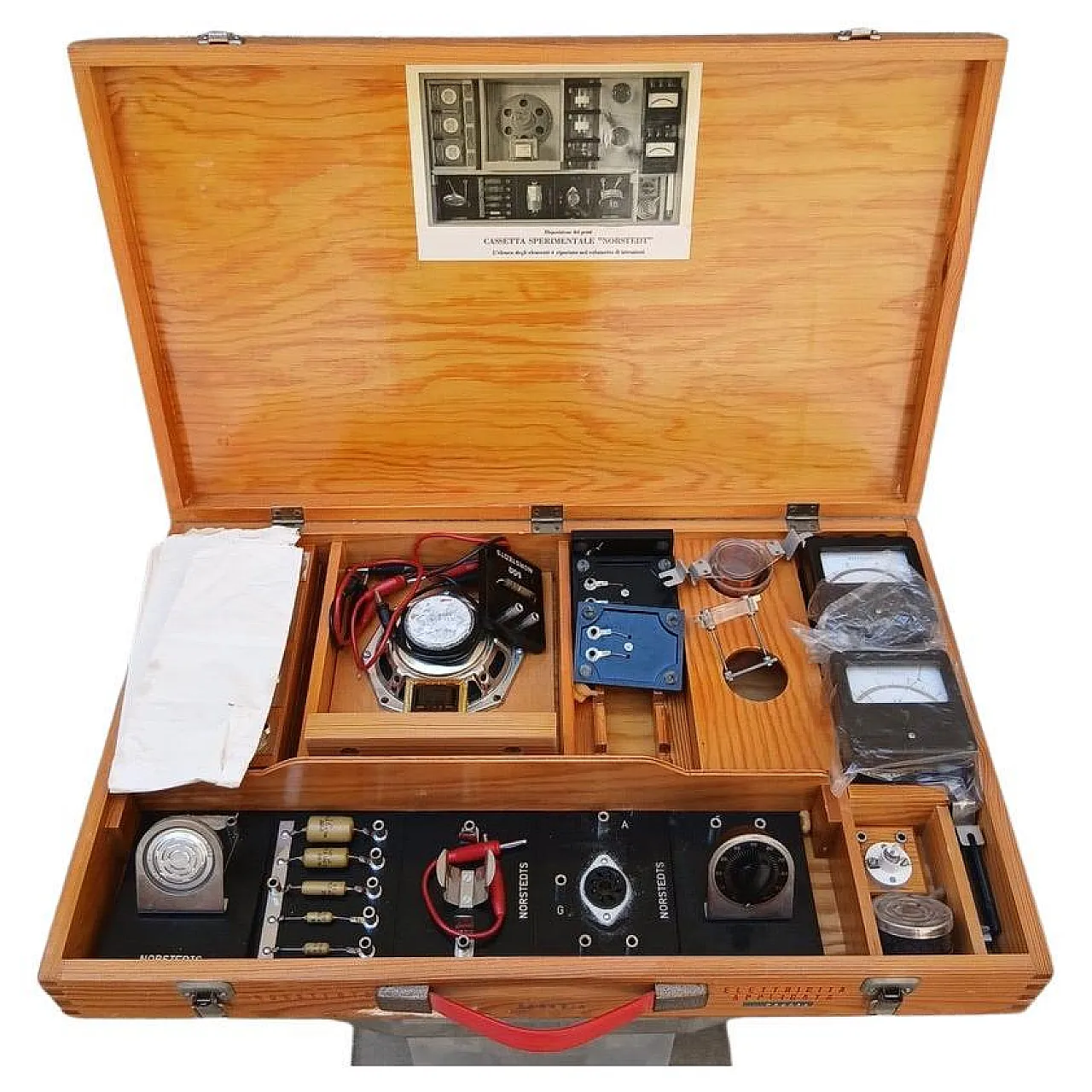 Paravia electricity cassette applied original components, 1960s 1