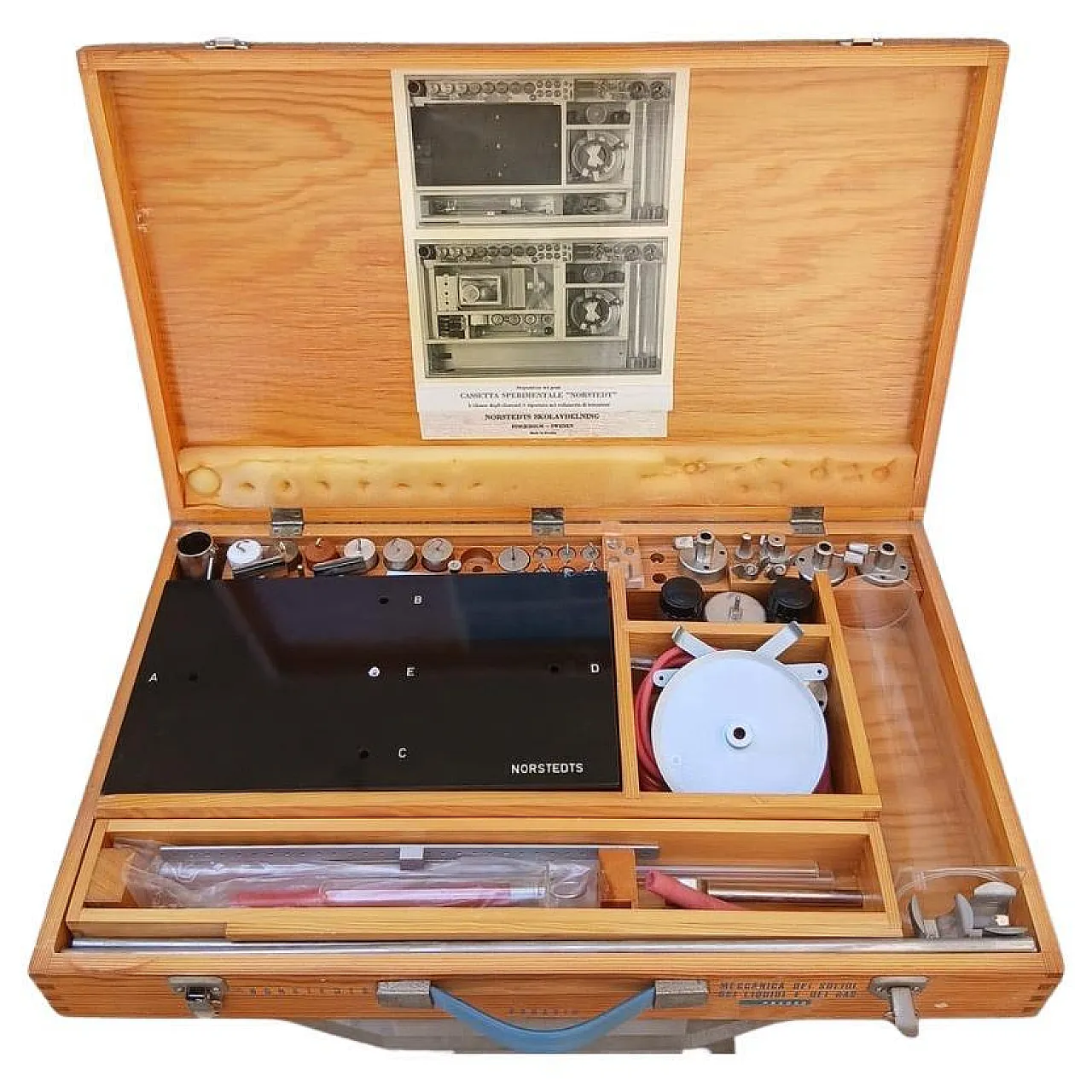 Cassetta Paravia meccanica solidi, liquidi e gas, anni ’60 1