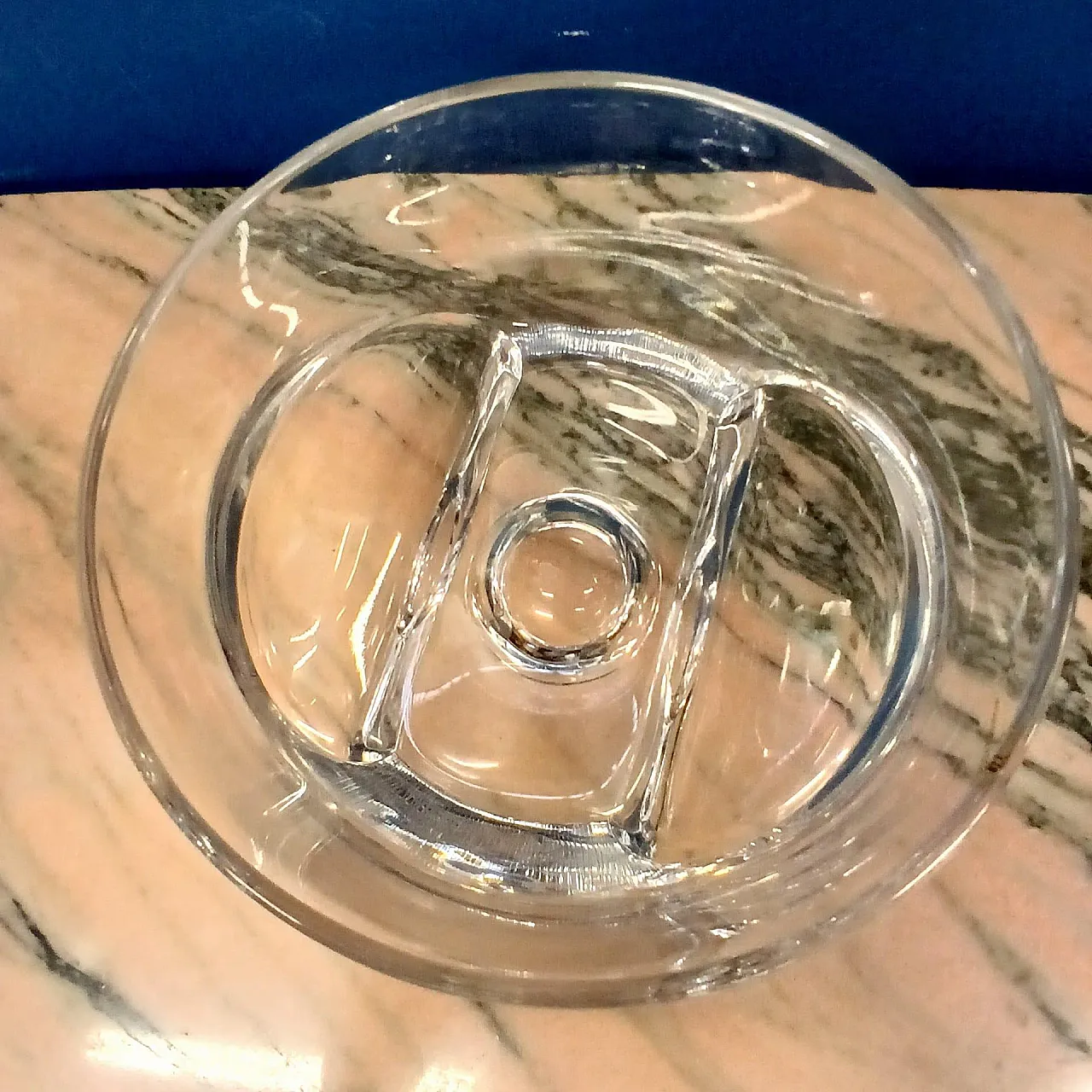 Coppa in cristallo di Arch.Taddei Sestini per Kristall Krisla, anni 70 8