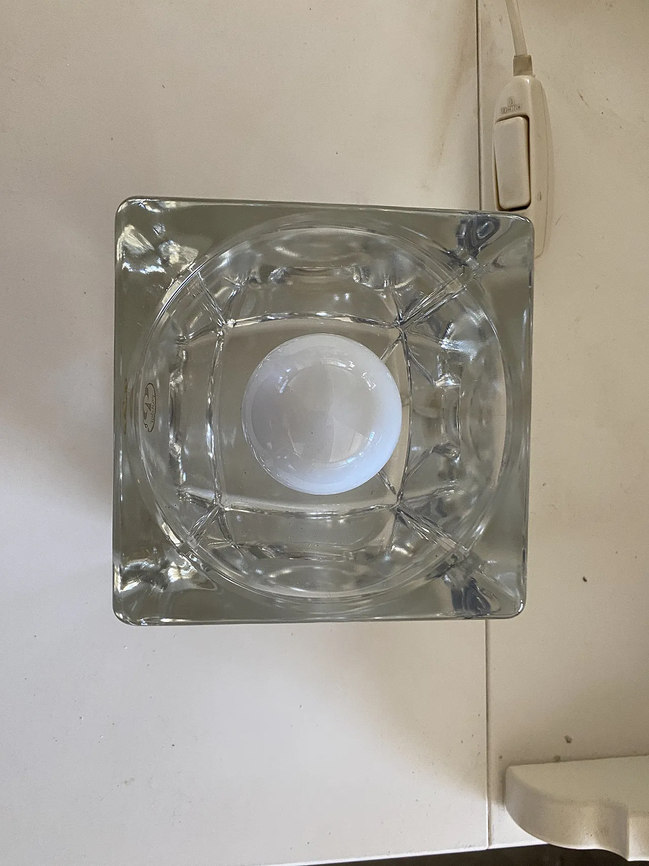 Lampada da tavolo Ice Cube di Peill & Putzler, anni '70 2