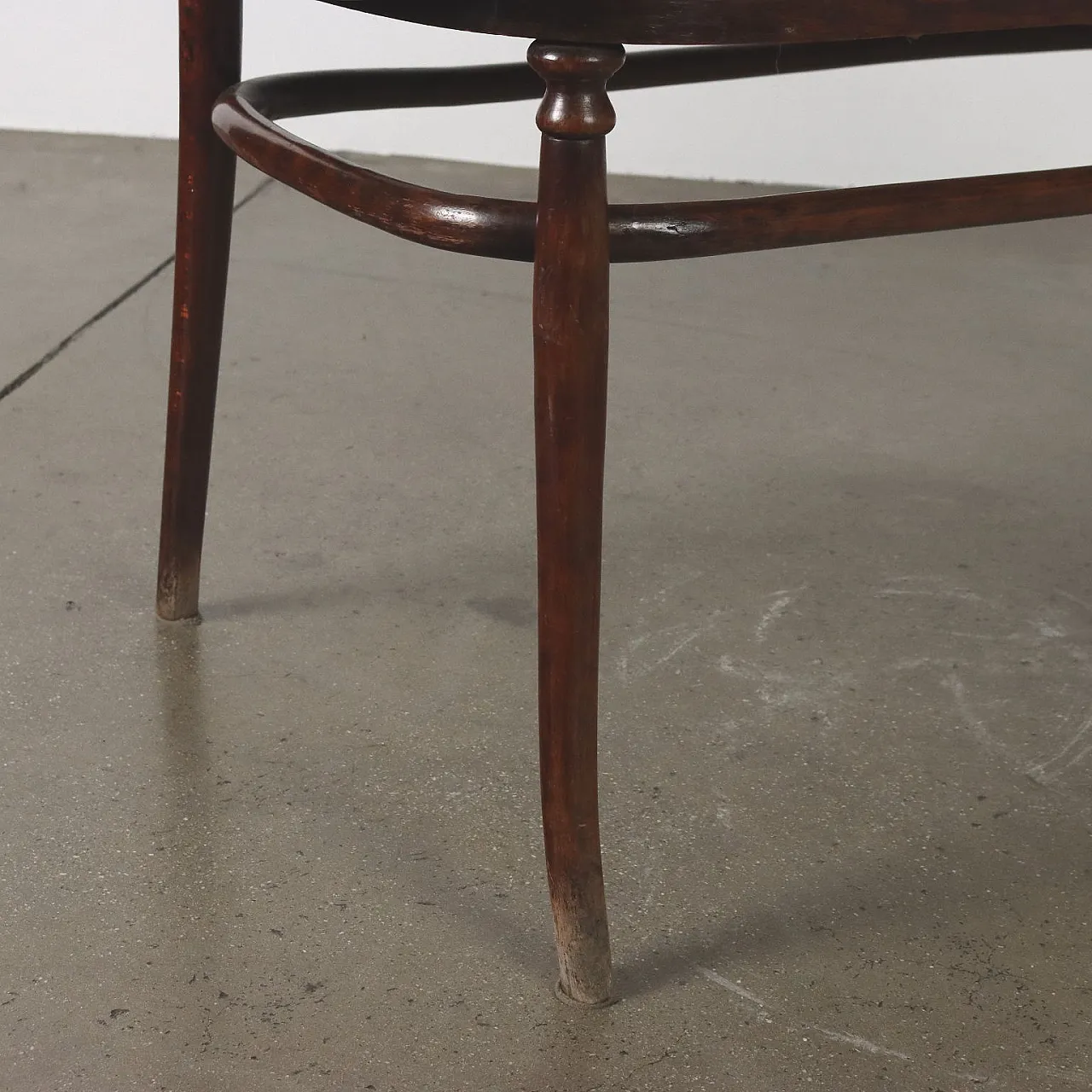 Divanetto panca Art Nouveau in stile Thonet in paglia di Vienna, '900 7