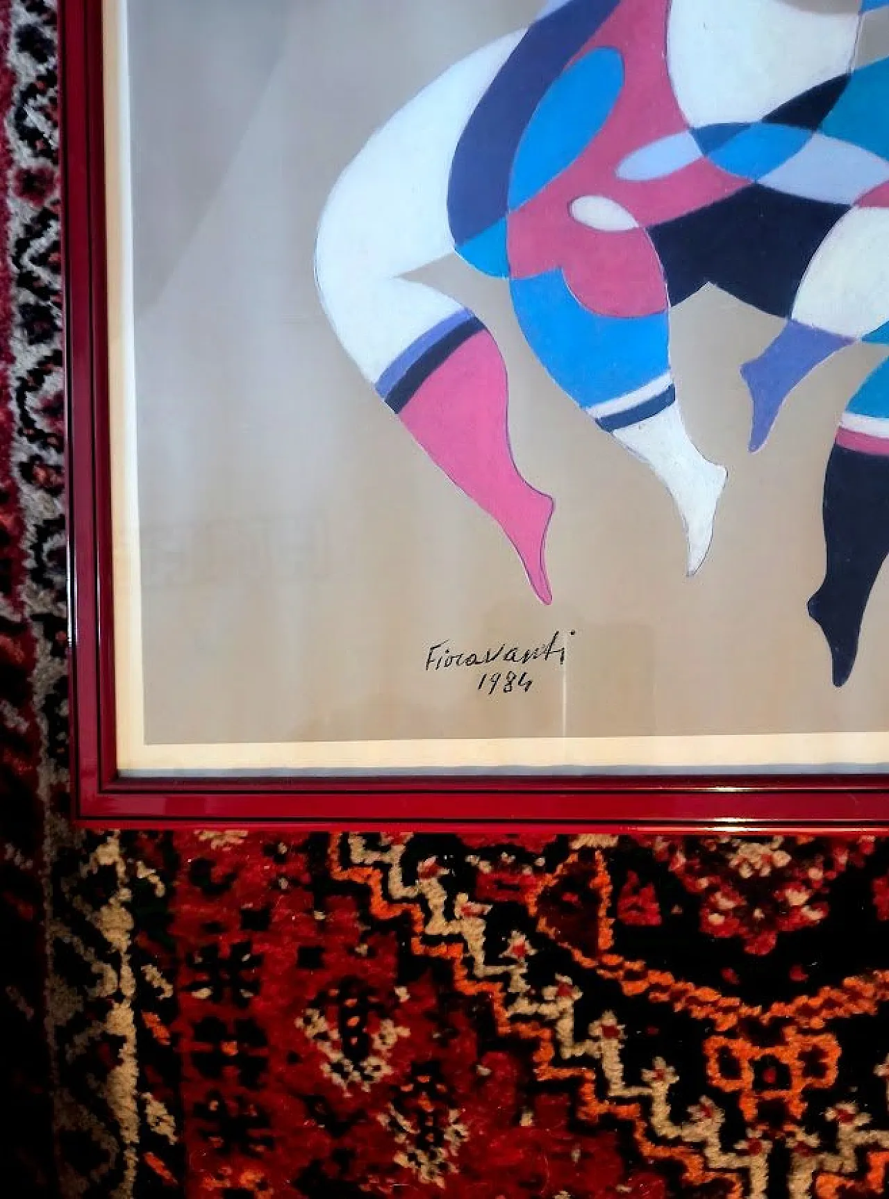 "I ballerini" di Ervardo FIORAVANTIi, serigrafia retouché, anni '80 5