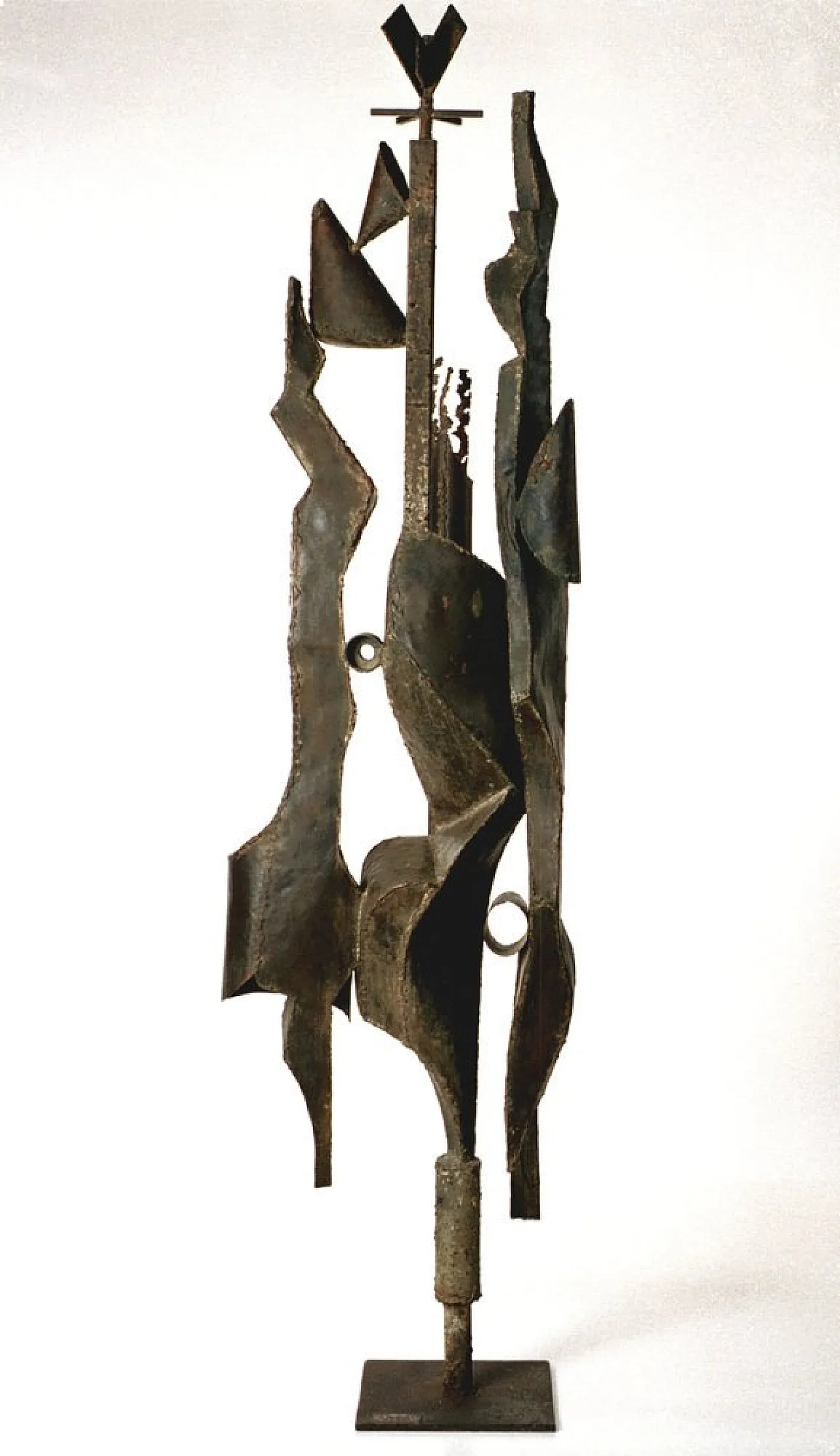 Scultura astratta in ferro di Antonio Saura, anni '60 2