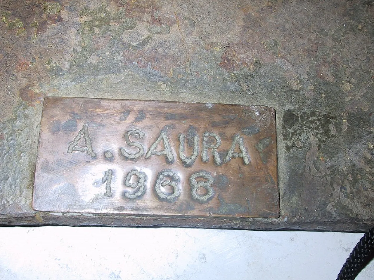 Scultura astratta in ferro di Antonio Saura, anni '60 7