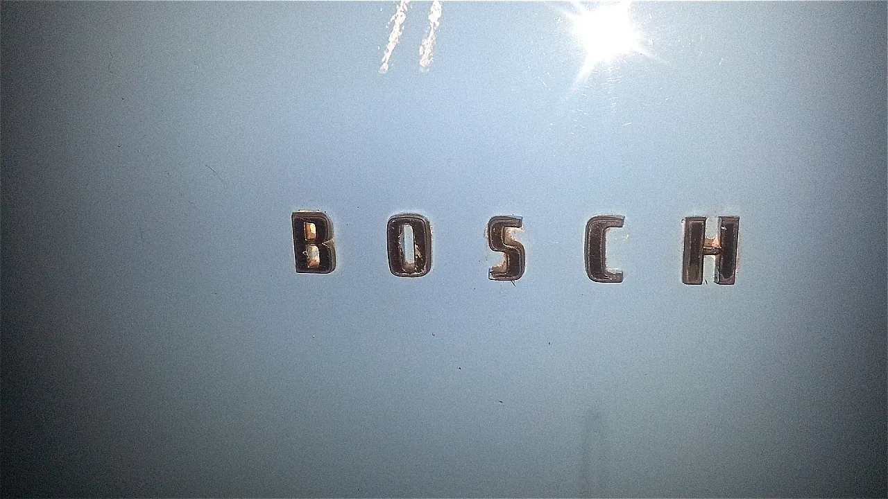 Fridge in blue and white by Bosch, 1950s 3