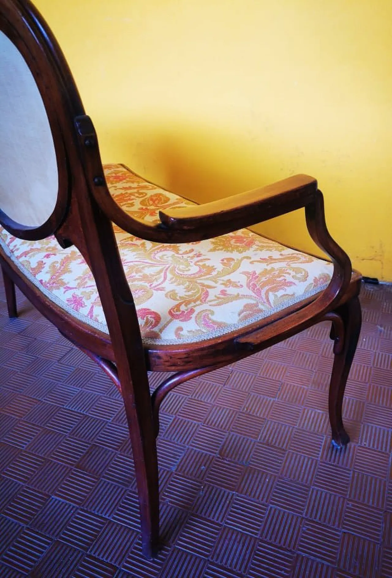 Divano Jugendstil Liberty di Jacob & Josef Kohn, inizio '900 3