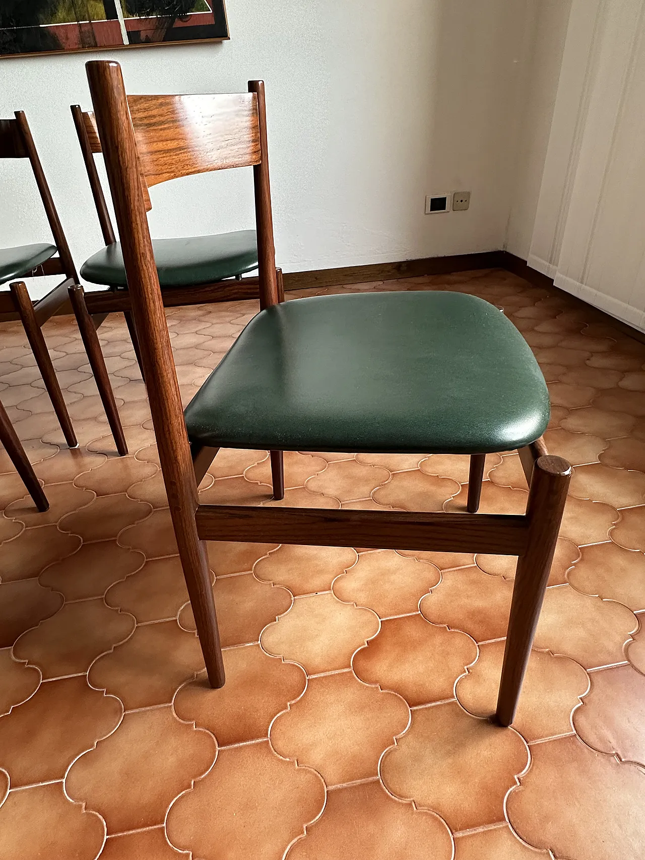 6 chairs Mod. 101 by Gianfranco Frattini for Cassina, 60s 11