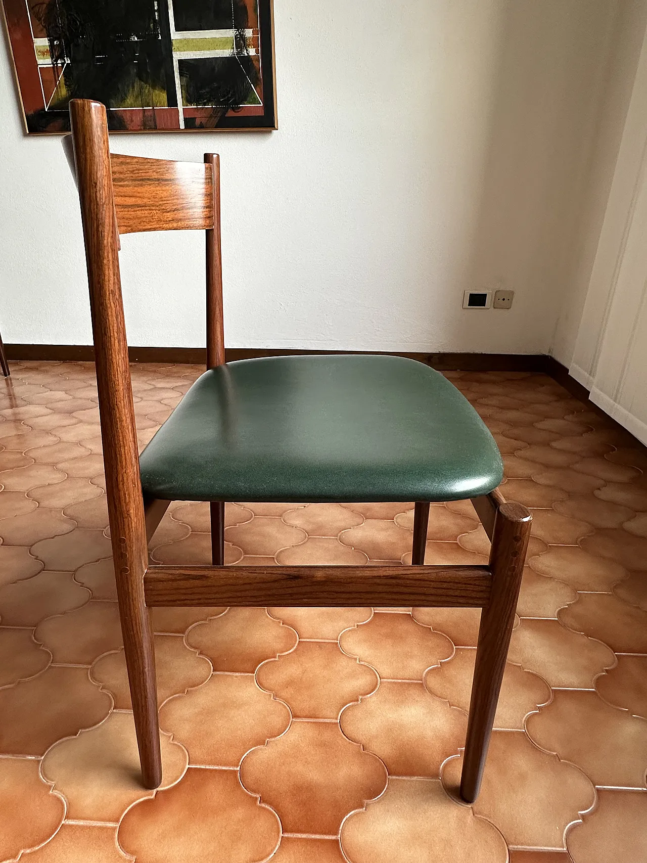6 chairs Mod. 101 by Gianfranco Frattini for Cassina, 60s 16