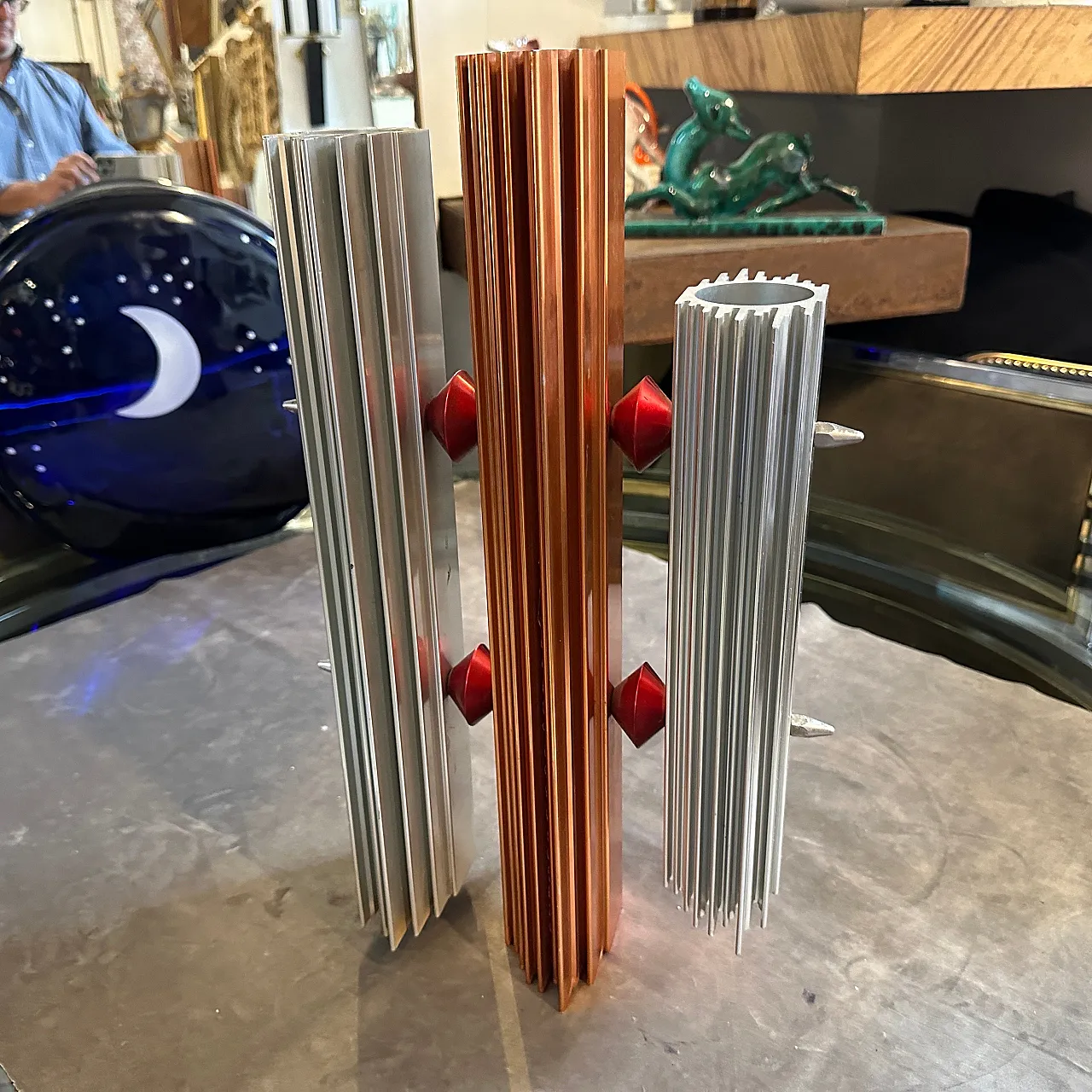 Scultura in alluminio, anni '80 2