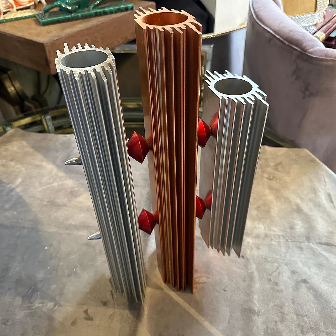 Scultura in alluminio, anni '80 4