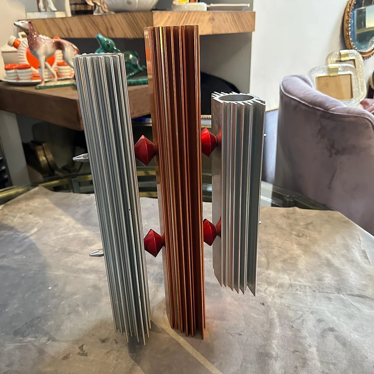 Scultura in alluminio, anni '80 13