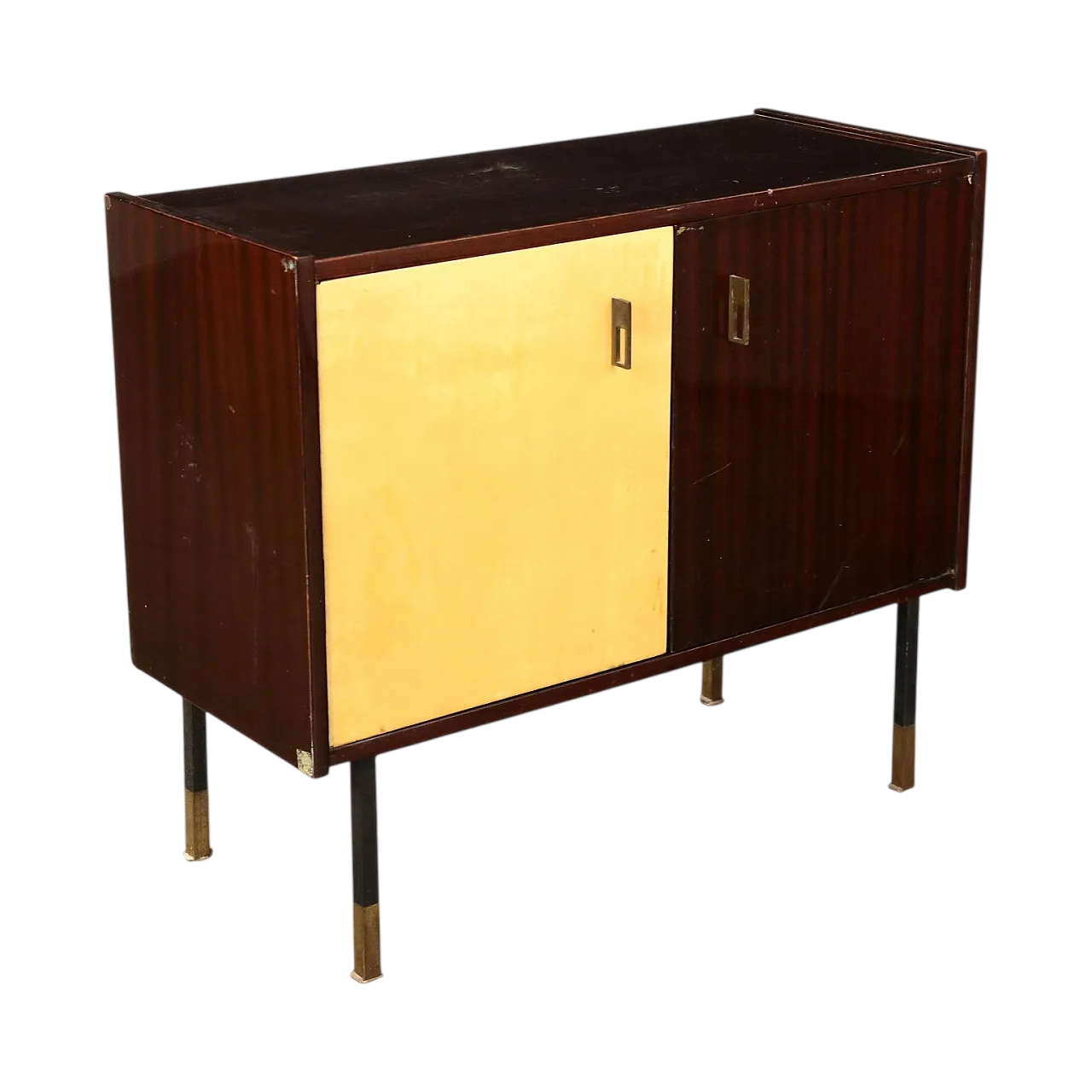 Piccolo mobile bar in mogano impiallacciato, anni '60 8