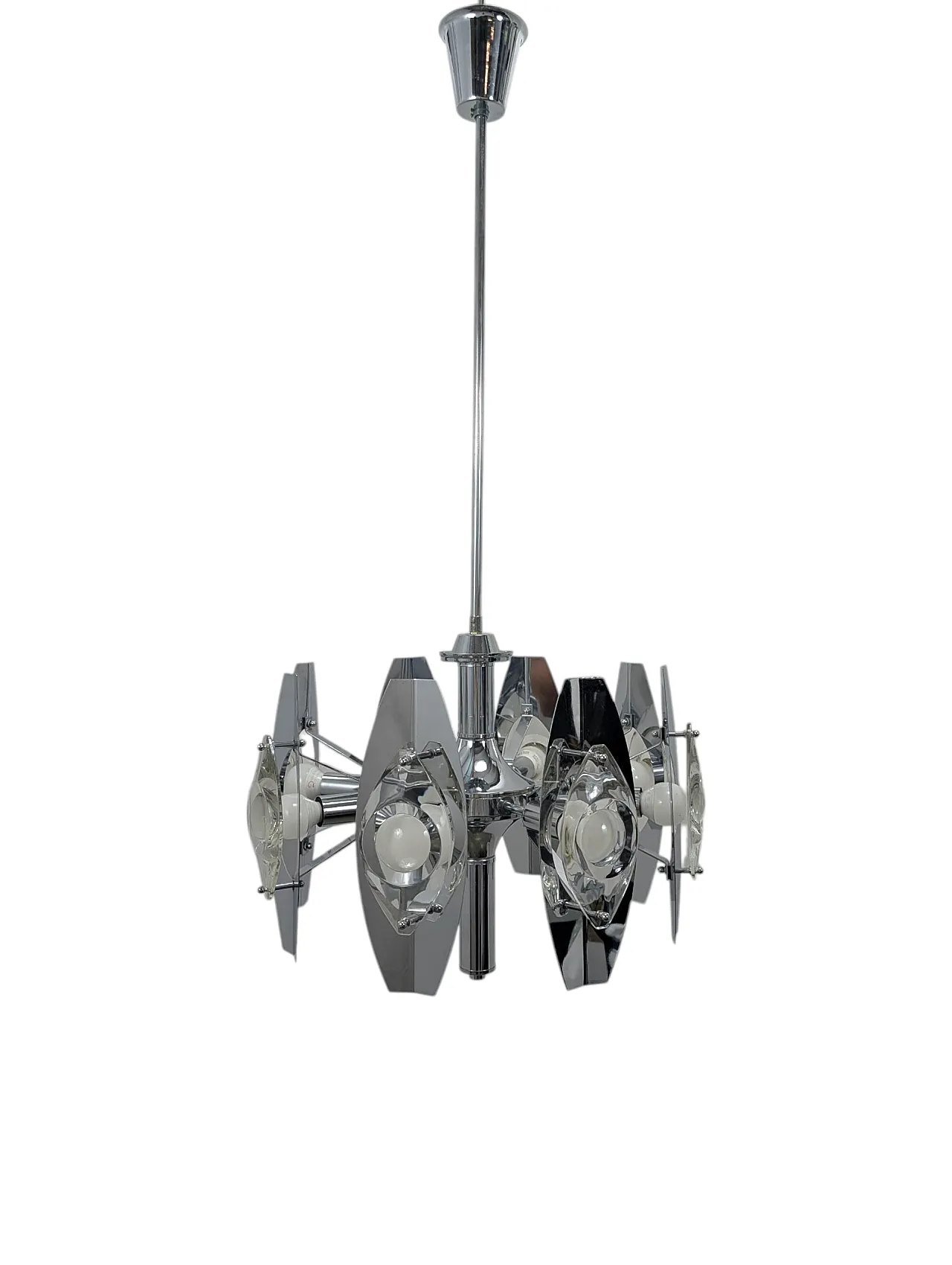 Chandelier in the style of Oscar Torlasco, 1970s 1