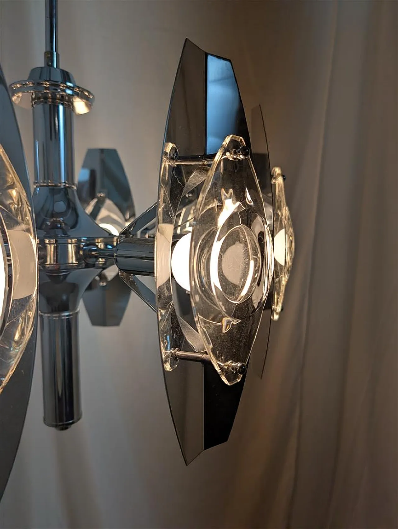 Chandelier in the style of Oscar Torlasco, 1970s 15