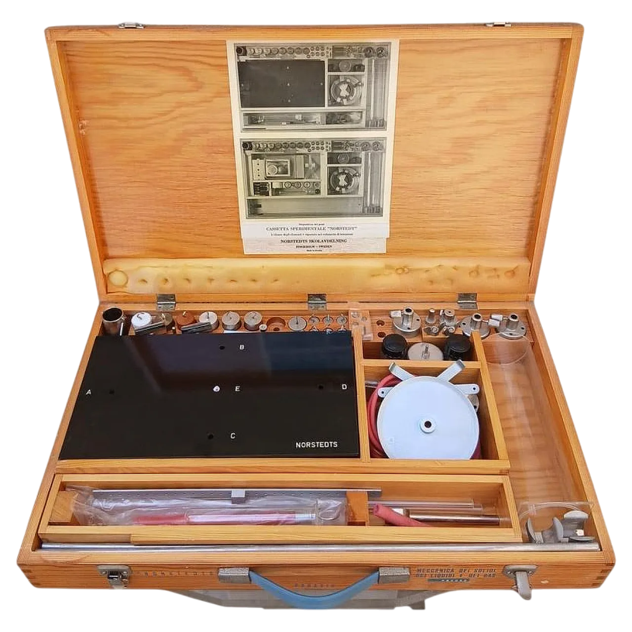 Cassetta Paravia meccanica solidi, liquidi e gas, anni ’60 9