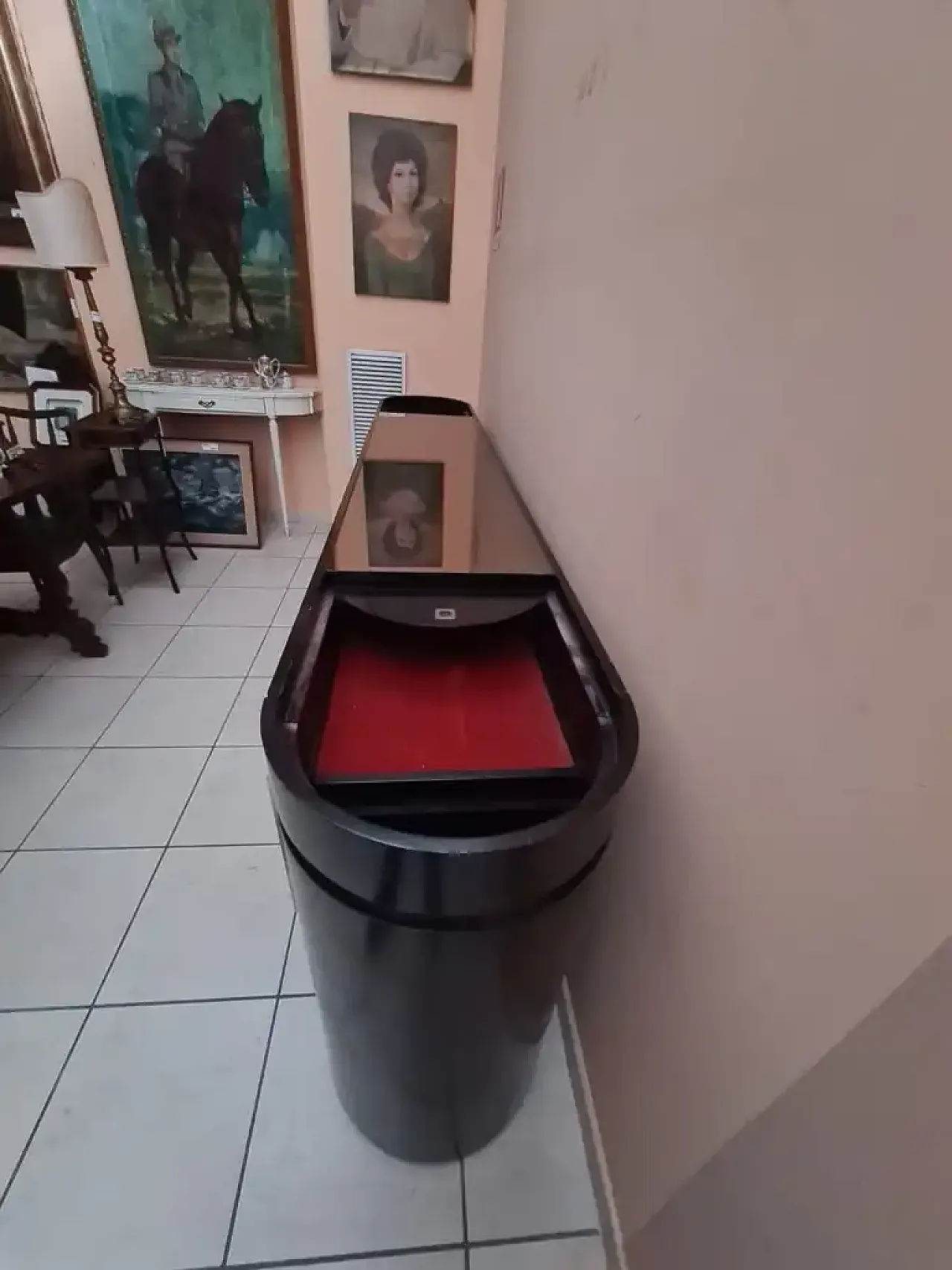 Credenza in legno e acciaio, anni '80 8