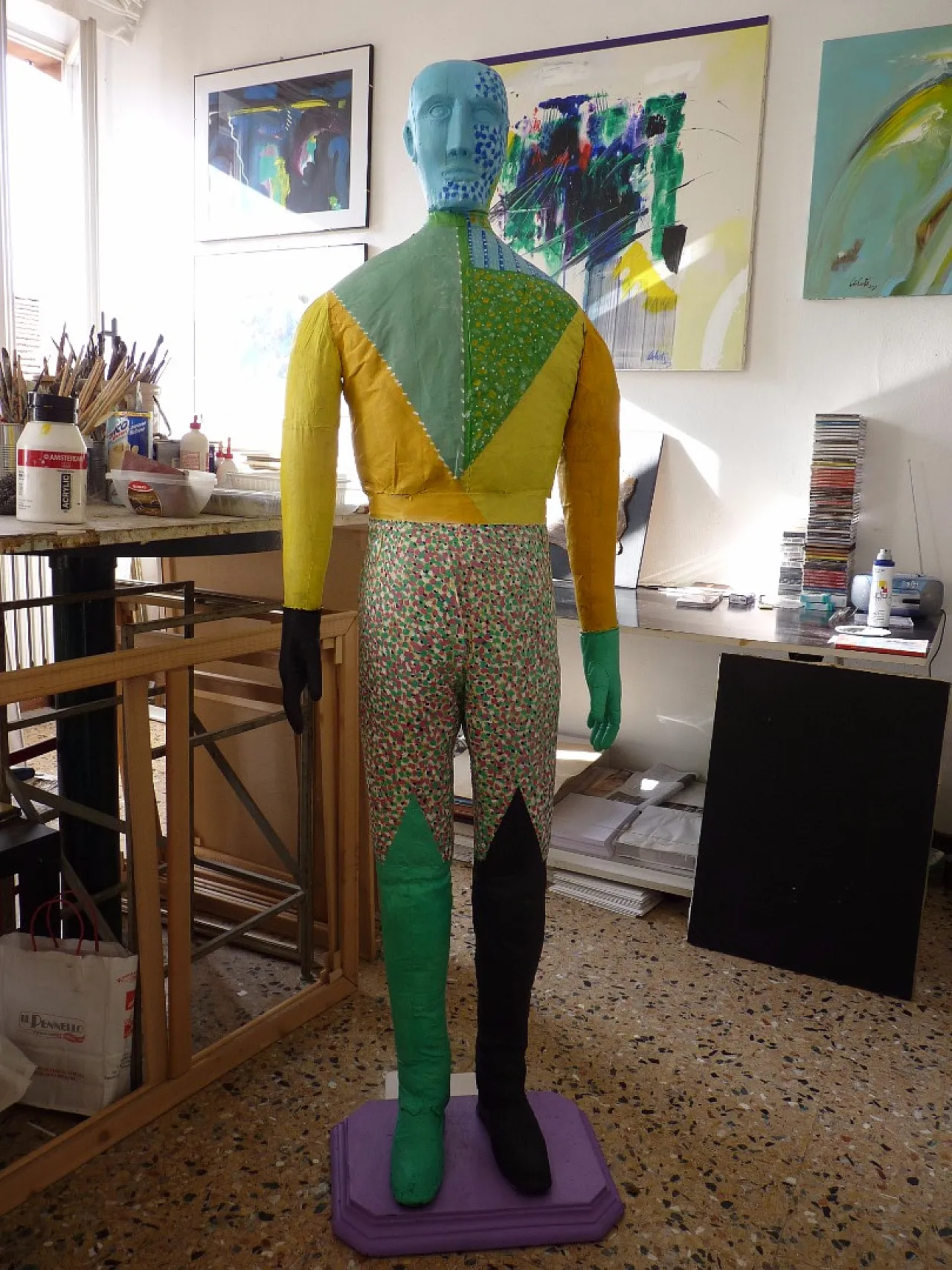 Opera di GIANNI CELATI, "Manichino Samurai Pop", inizio XXI sec Italia 2