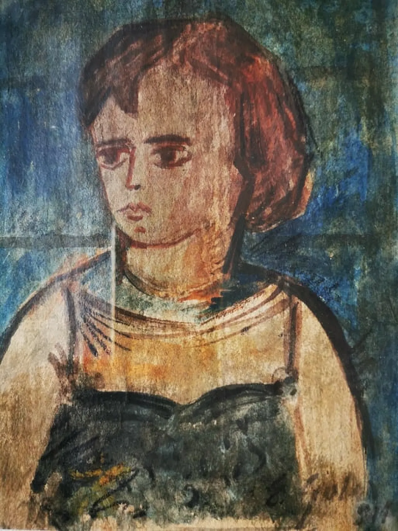 Studio di Contadinella di EMILIO GOLA, acquerello, '800 1