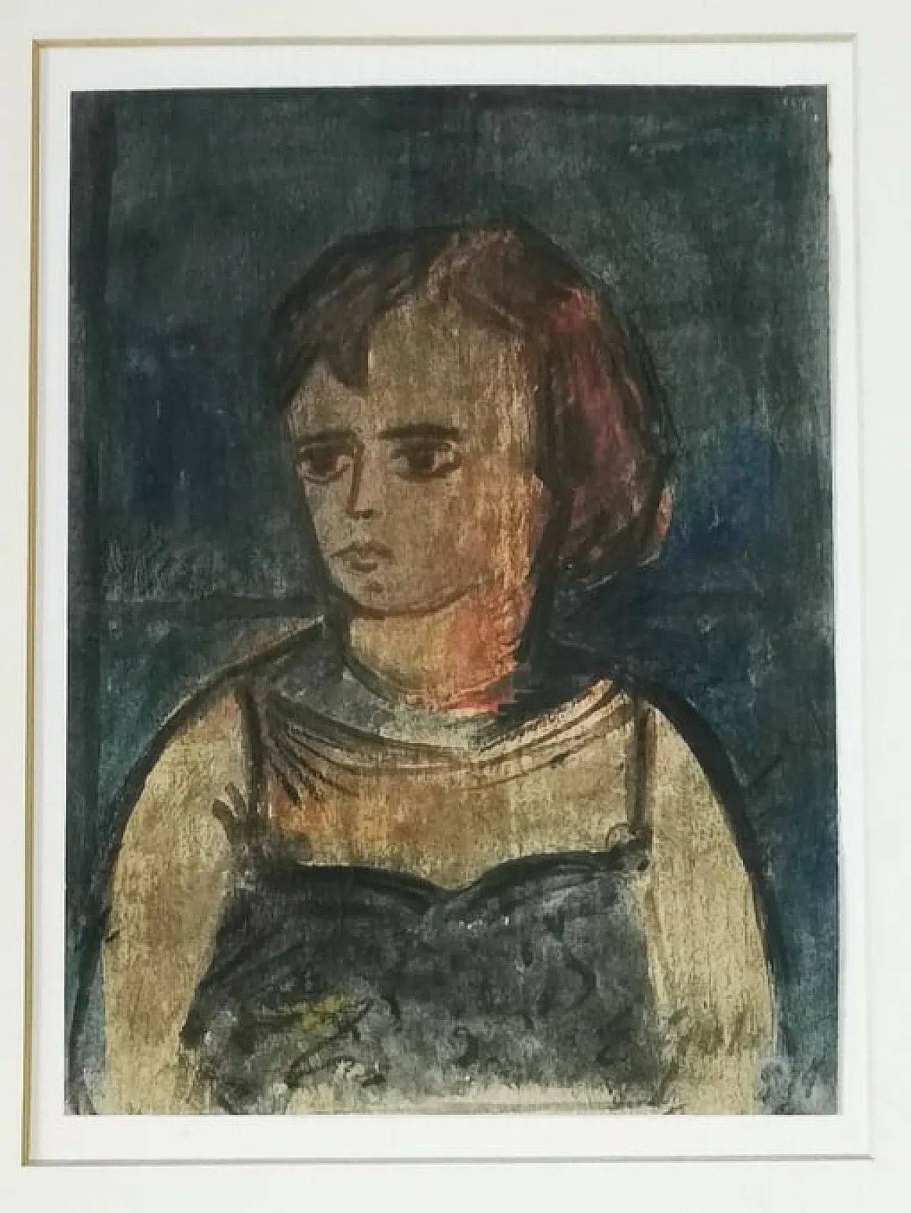 Studio di Contadinella di EMILIO GOLA, acquerello, '800 3