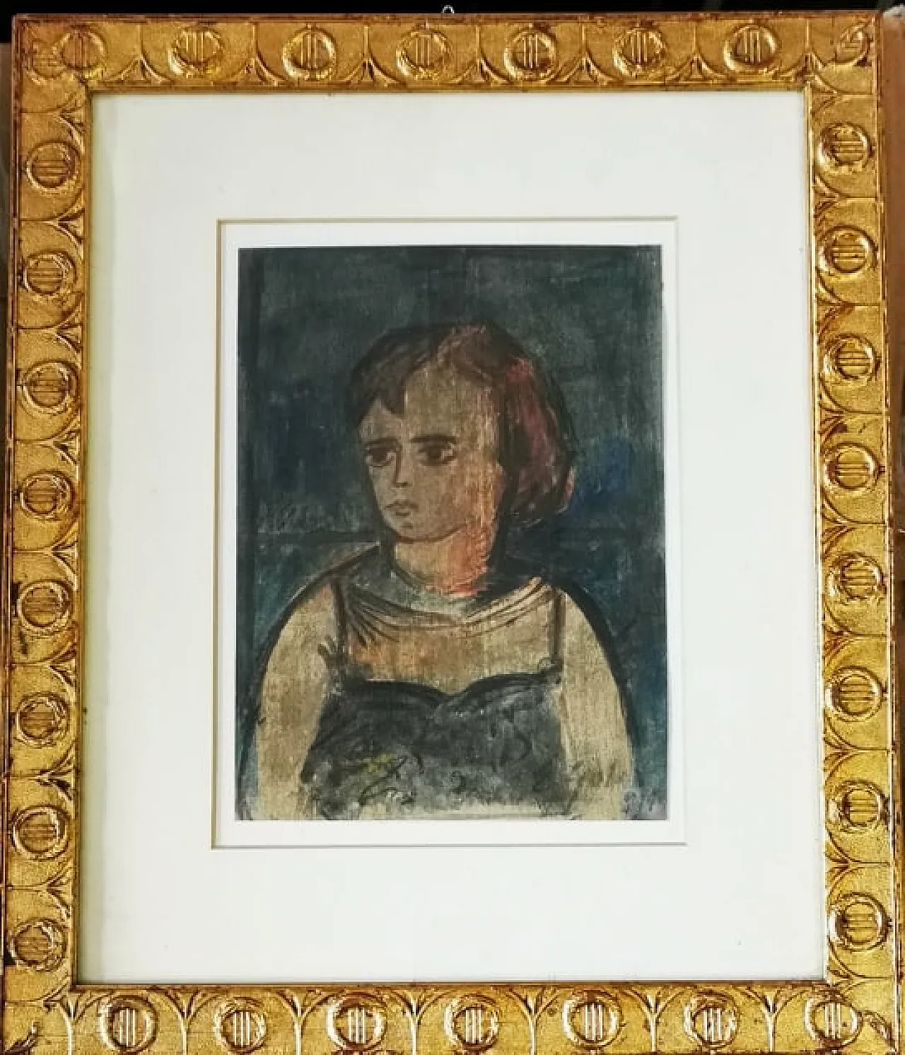 Studio di Contadinella di EMILIO GOLA, acquerello, '800 4