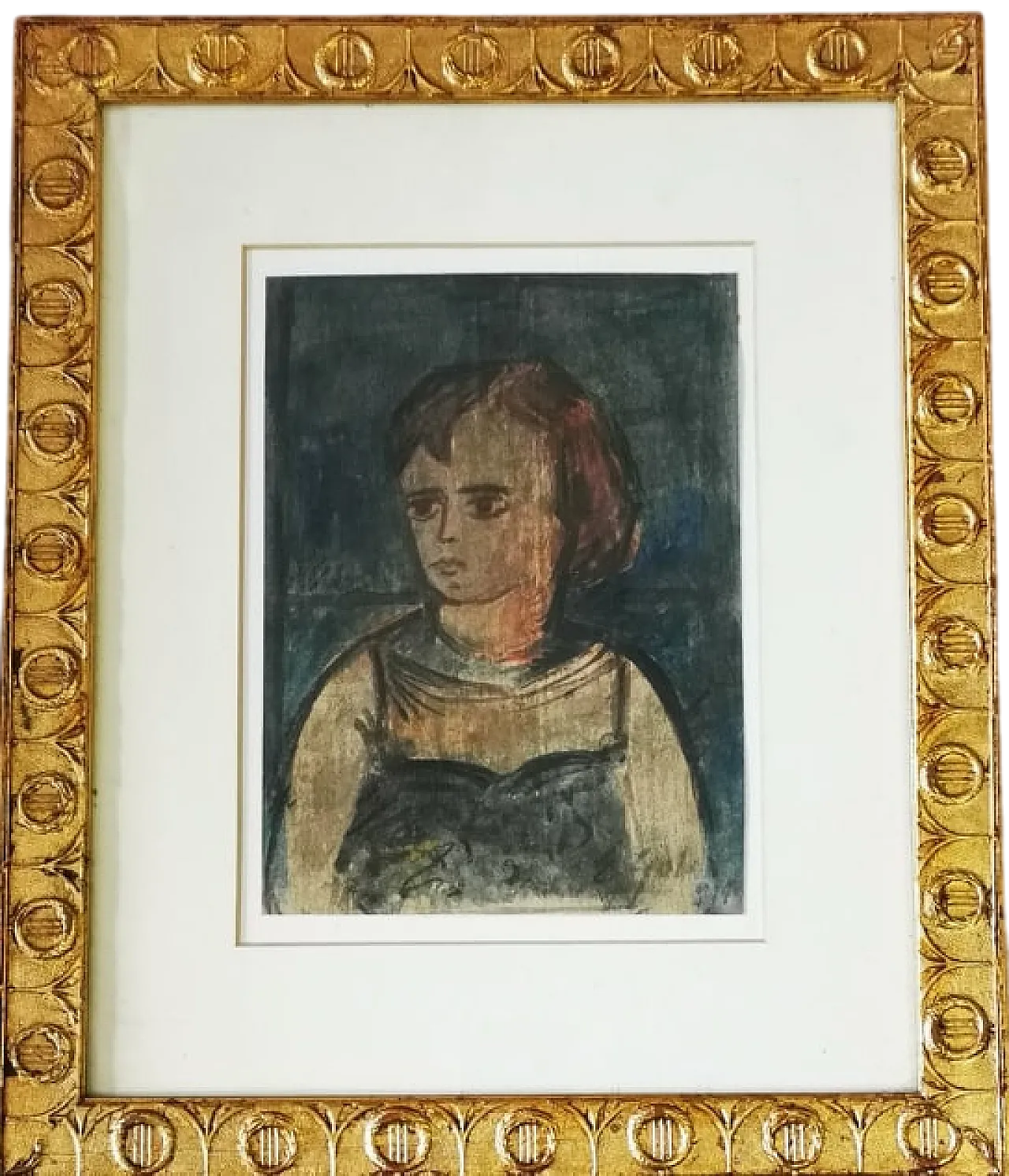 Studio di Contadinella di EMILIO GOLA, acquerello, '800 5