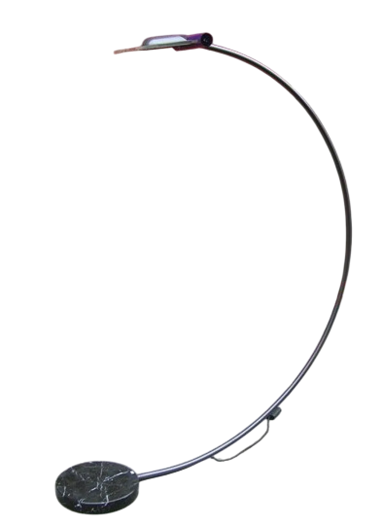 Piantana ad arco con base in marmo, anni '80 7