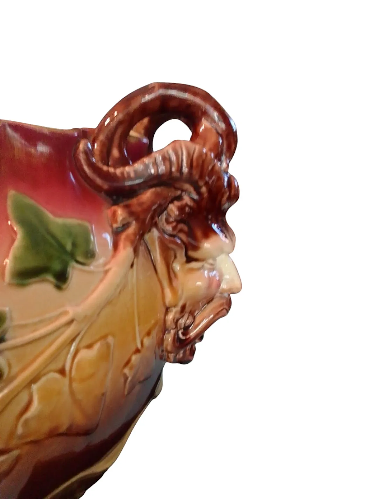 Centrotavola Art Nouveau in maiolica, anni '20 3