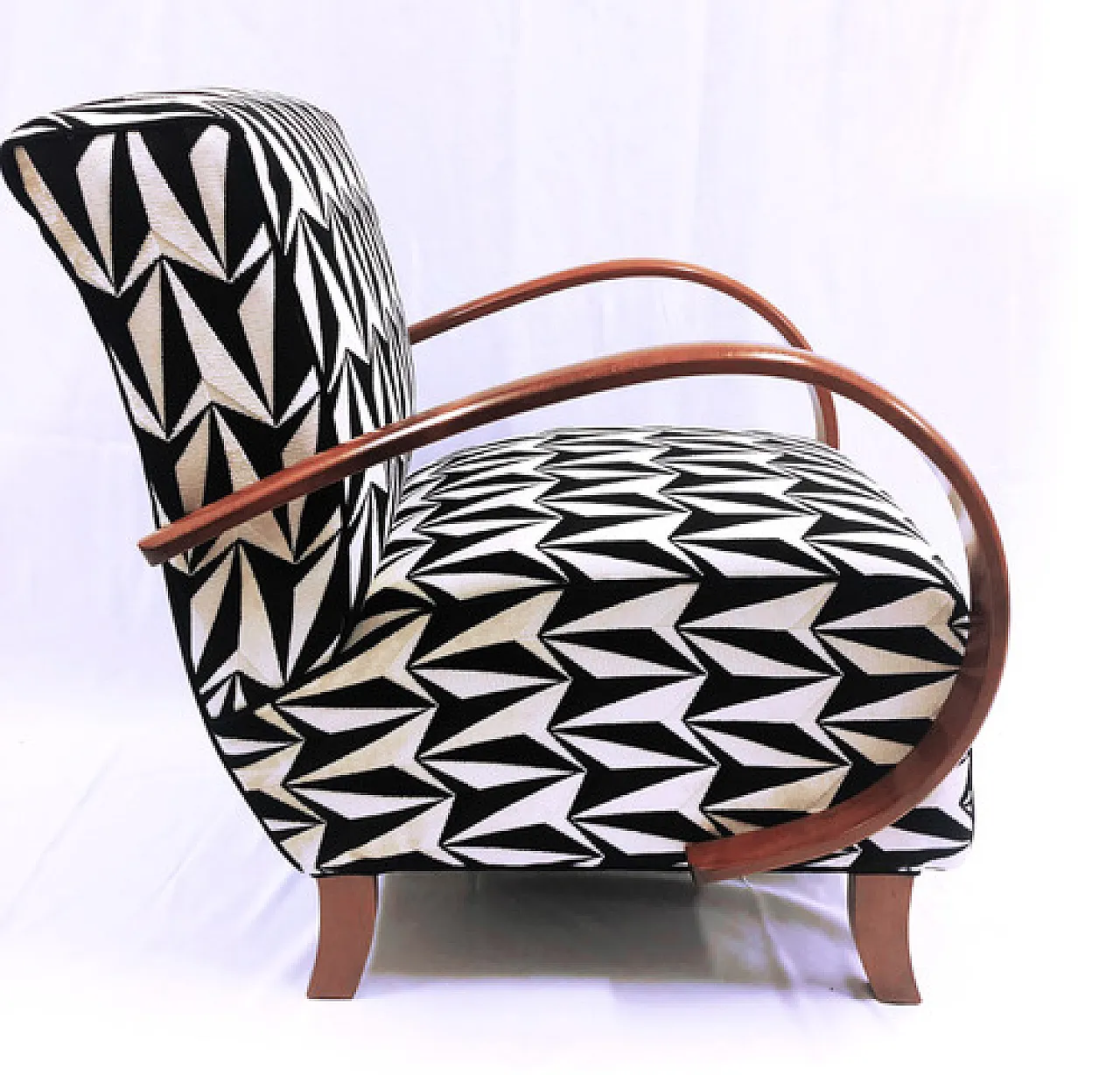Type C Origami armchairs by Jindrich Halabala, 1930s 4