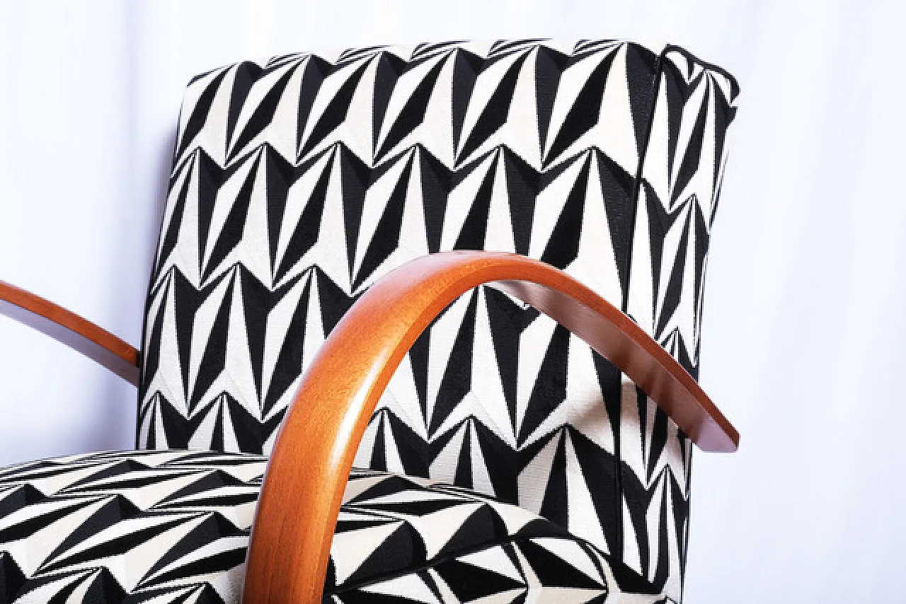 Type C Origami armchairs by Jindrich Halabala, 1930s 5